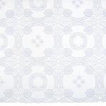 "LACE" Скатерть ажурная ПВХ "Валенсия" 280х137 см, длина стола до 240 см, на 10 персон, белый фон, матовая, на пленке, т.м. Домашняя мода (Китай)