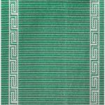 "Лапша" Дорожка (коврик) из вспененного ПВХ, 0,65х15м "Римский кант" зеленый фон, h0,5см, 750г/м2 (Китай) Цена указана за 1 м/п. В рулоне 15м.