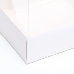 Упаковка для кондитерских изделий, белый , 14,5 х 14,5 х 17,5 см