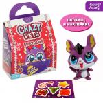 Игрушка-сюрприз «Новогодний» Crazy Pets, с наклейками, МИКС