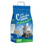 #(У)Наполнитель Счастливые Лапки д/кошек комкующийся ЭКОНОМ 5 кг*2 пакет