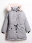 Куртка для девочки р.134 см серый 188-1W24 Vulpes