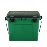 Ящик зимний, зеленый малый "Три Кита", 4 отделения для приманок, 310 х 360 х 240