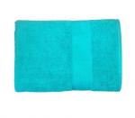 Махровое гладкокрашеное полотенце 100*150 см 400 г/м2 (Сине-зеленый)