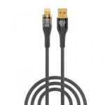 BY Кабель для зарядки Space Cable Techno iP, 1 м, 2.4А, Быстрая зарядка, черный