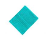 Махровое гладкокрашеное полотенце 40*70 см 380 г/м2 (Сине-зеленый)