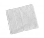 Махровое гладкокрашеное полотенце 70*140 см 460 г/м2 (Белый)
