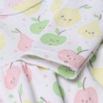 Платье Bloom Baby Фрукты с дл. рукавом, р. 62 см, молочный