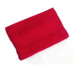 Махровое гладкокрашеное полотенце 70*140 см 460 г/м2 (Красный)