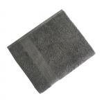 Махровое гладкокрашеное полотенце 50*90 см 460 г/м2 (Серый)