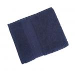 Махровое гладкокрашеное полотенце 70*140 см 460 г/м2 (Темно-синий)