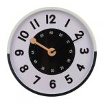 LADECOR CHRONO Часы настенные круглые, пластик, 30,5х30,5х4,5 см, 1xАА, арт.2-25