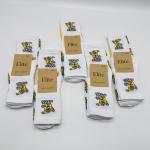 Носки взрослые Elite M&M`s Желтый со снежками