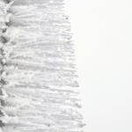 Новогодний декор «Ёлка в белом цвете с блёстками» 8 * 8 * 20 см