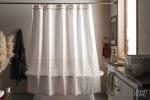 Занавеска (штора) Royal Ascot для ванной комнаты тканевая 180х180 см., цвет бежевый