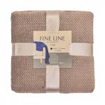 Плед велсофт "Fine Line" 150х200 Робак 16-1221 кубик