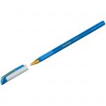 Ручка шариковая Berlingo xGold голубая, 0,7 мм, игольчатый стержень, грип, CBp_07506