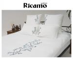 КПБ "Satini Ricamo" 1,5-спальный, R-150/белый