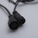 Гирлянда «Сеть» 2 х 3 м, IP44, УМС, тёмная нить, 384 LED, свечение мульти, 220 В