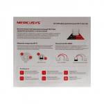 Wi-Fi роутер Mercusys AC10, AC1200, 1167 Мбит/с, 2 порта 100 Мбит/с, белый