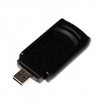 Адаптер Wi-Fi+Bluetooth Gembird WNP-UA-020, 1300 Mbps, USB, двухдиапазонный, антенна, чёрный 1012099