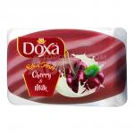 Мыло туалетное DOXA RELAX Вишня-молоко, глицериновое, двухцветное, 80 г