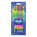 Зубная щетка Oral-B Colors Collection средняя, 4 шт
