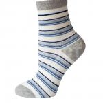 Носки детские для мальчиков Oemen PK008, размер 18-20, серый/белый/голубой