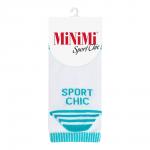 Носки женские Minimi MINI SPORT CHIC 4302 укороченные, размер 35-38, bianco (белый)