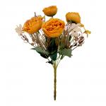 Цветы искусственные CIP23-01 букет Роза 4 бутона, 28 см
