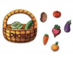 Счетный материал мини-игра "Овощи"