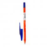Ручка Staff Flare шариковая масляная 0,7мм, синяя, 1 шт