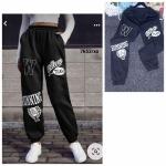 Брюки Size Plus Running на флисе черные K53