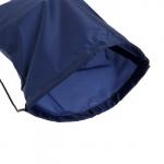 Мешок для обуви 420 х 340 мм, "Стандарт" СДС-1, (мягкий полиэстер, плотность 210 D), темно-синий