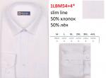 1LBM54+4* (M-4XL) Сорочка мужская дл. рукав полупритал., BROSTEM