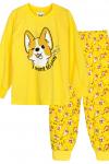 Детская пижама с брюками 91225 Желтый корги