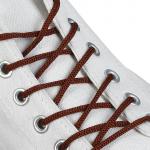 Шнурки для обуви 1622982 круглые, 3 мм, коричневый, 70 см