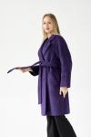 Пальто женское демисезонное 23220 (фиолетовый)