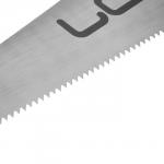Ножовка по дереву ЛОМ, обрезиненная рукоятка, 7-8 TPI, 400 мм