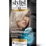 Крем-краска "STYLIST COLOR PRO" Гиалуроновая 9.1 Пепельный блонд