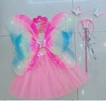 Карнавальный костюм "Волшебная сказка" (юбка,крылья,волшебная палочка,ободок)