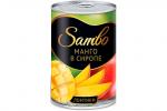 «Sambo», манго в сиропе, ломтики, 415 г