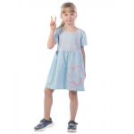 Платье детское Child of flowers КЛП5028П1 голубой