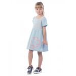 Платье детское Child of flowers КЛП5028П1 голубой