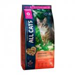 Акция! Сухой корм All cats для кошек с говядиной и овощами, 13+2 кг