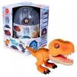 Сборный динозавр Дино Бонди со светом и звуком, тираннозавр, тм Bondibon, BOX 13x13x17,6  см.