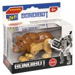 Трансформер 2 в 1 BONDIBOT Bondibon робот-носорог