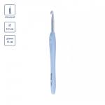 Для вязания "Gamma" RHP крючок с прорезин. ручкой алюминий d 6.0 мм 16 см в блистере