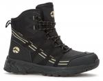 GRUNBERG черный оксфорд/Микрополитекс (иск. кожа) мужские ботинки (О-З 2023)
