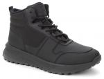CROSBY E черный иск. кожа/оксфорд мужские ботинки (О-З 2023)
